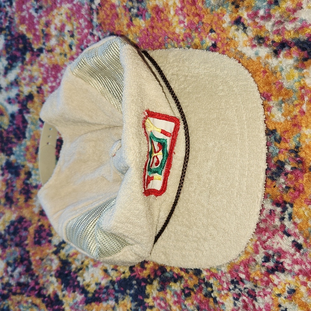 Vintage. Retro snapback tennis racket.